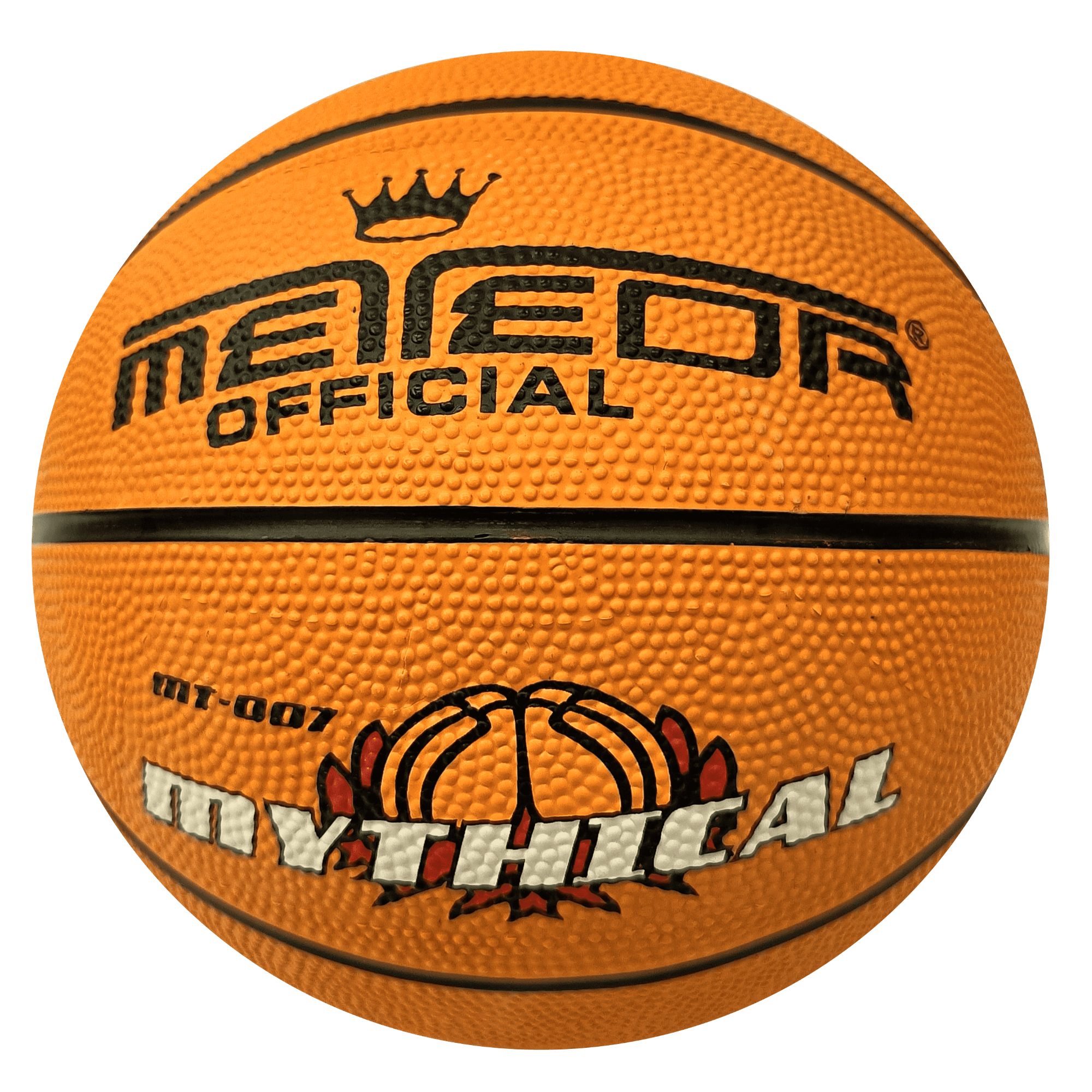 Meteor Official The Mythical Basketball Rubber Orange Size 3