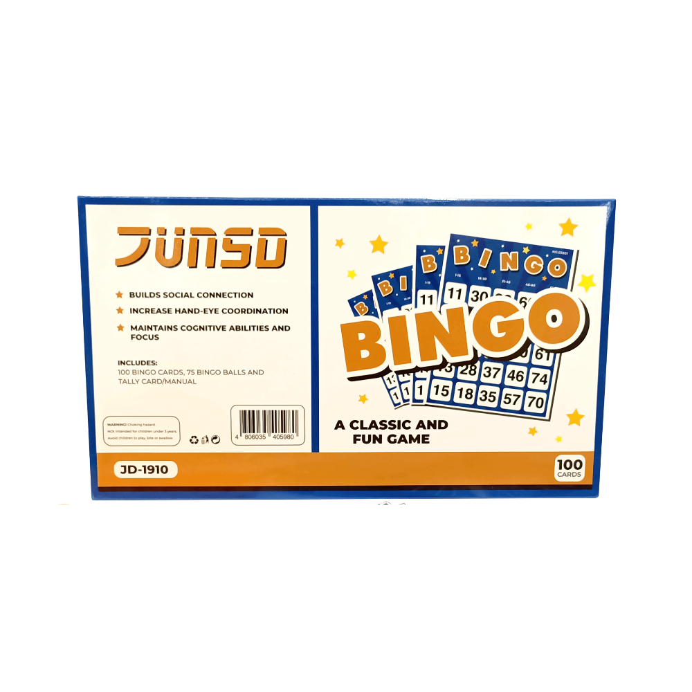 Junsd Bingo Card Set 100 Cards