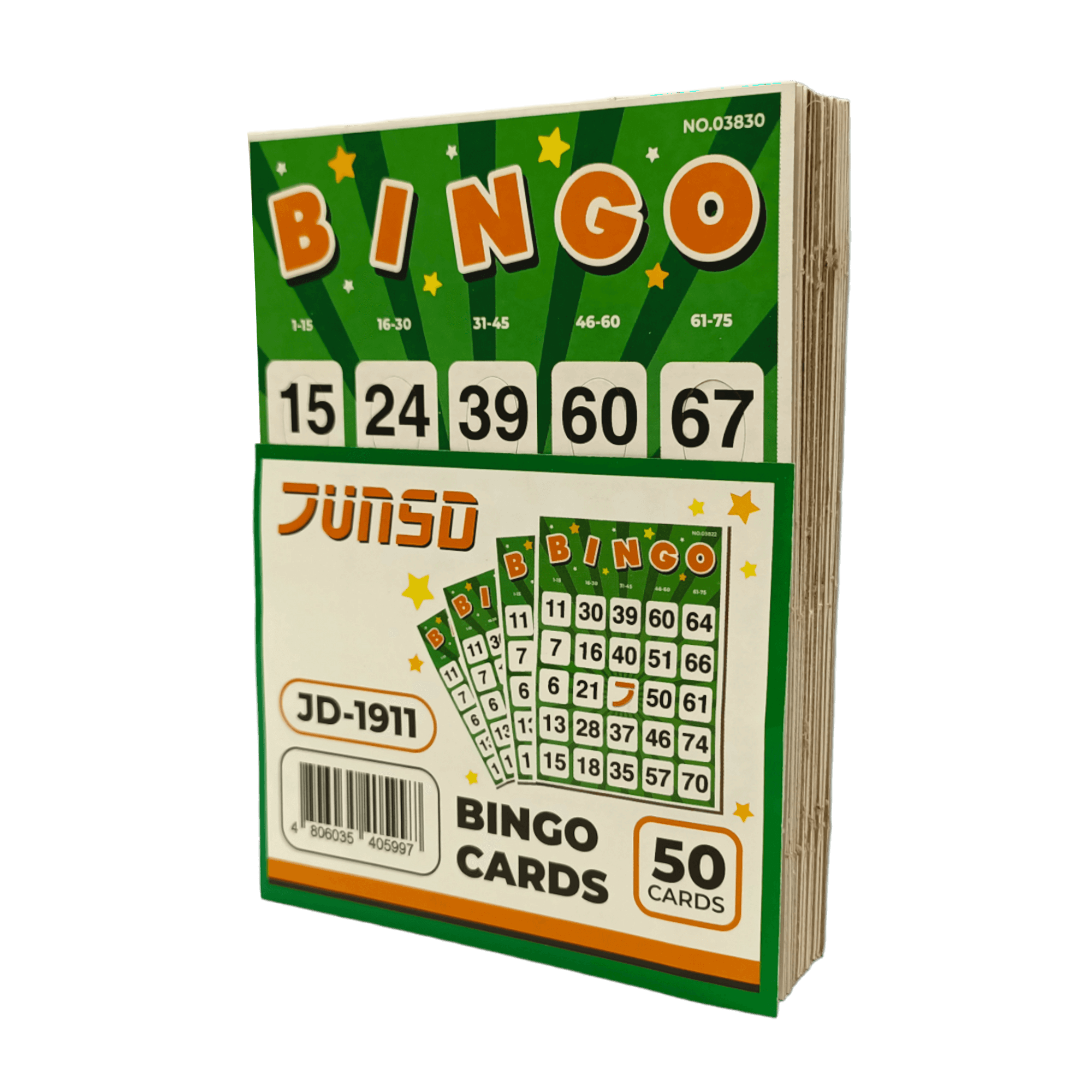 Junsd Bingo Card 50 pcs - Image 2
