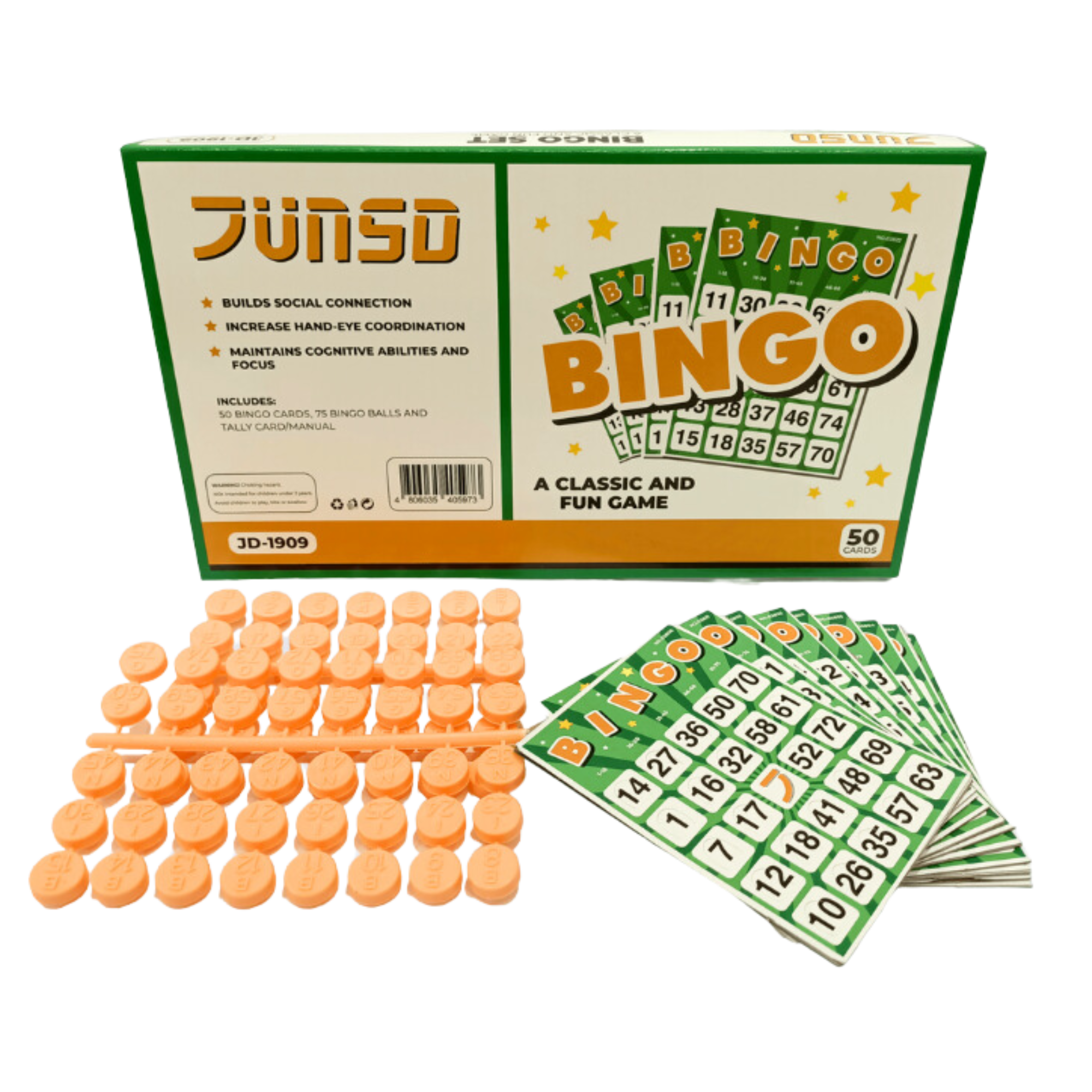 Junsd Bingo Card Set 50 Cards