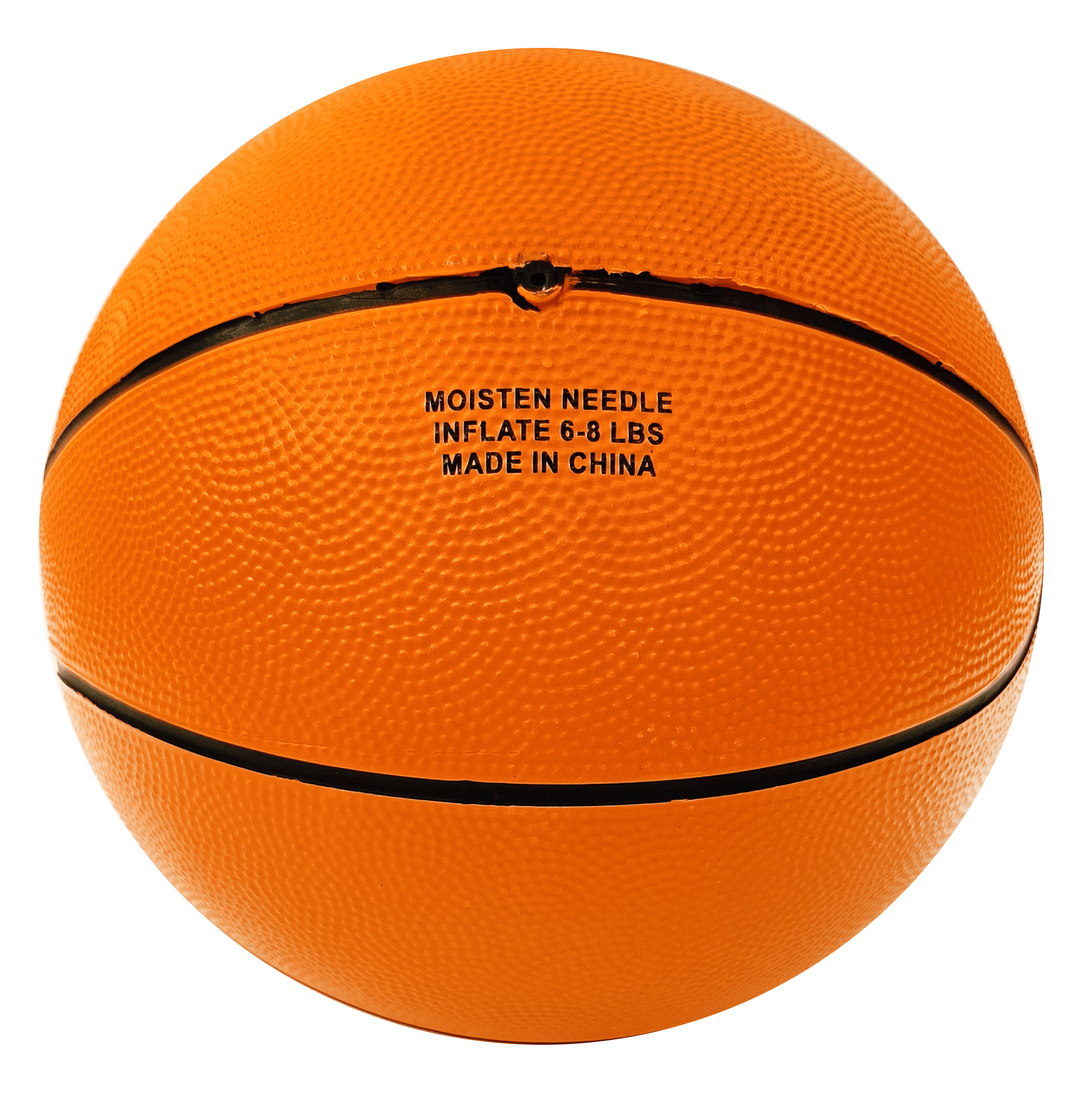 Meteor Official Fastbreak Basketball Rubber Orange Size 5 - Image 3