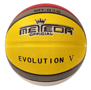 Meteor Official Evolution V Basketball Rubber Multicolor Size 5