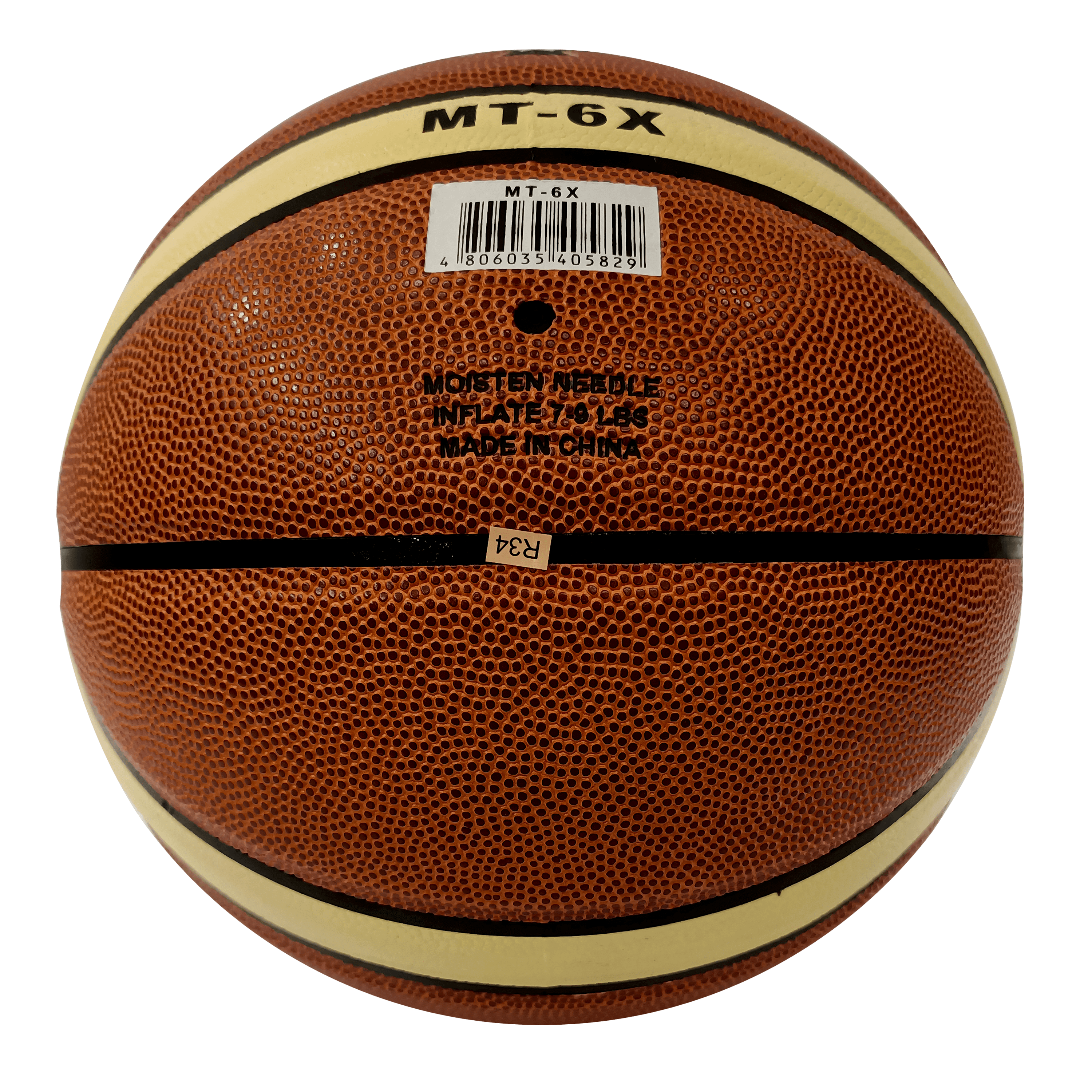 Meteor Official 6X Championship Basketball Leather Brown Size 6 - Image 5