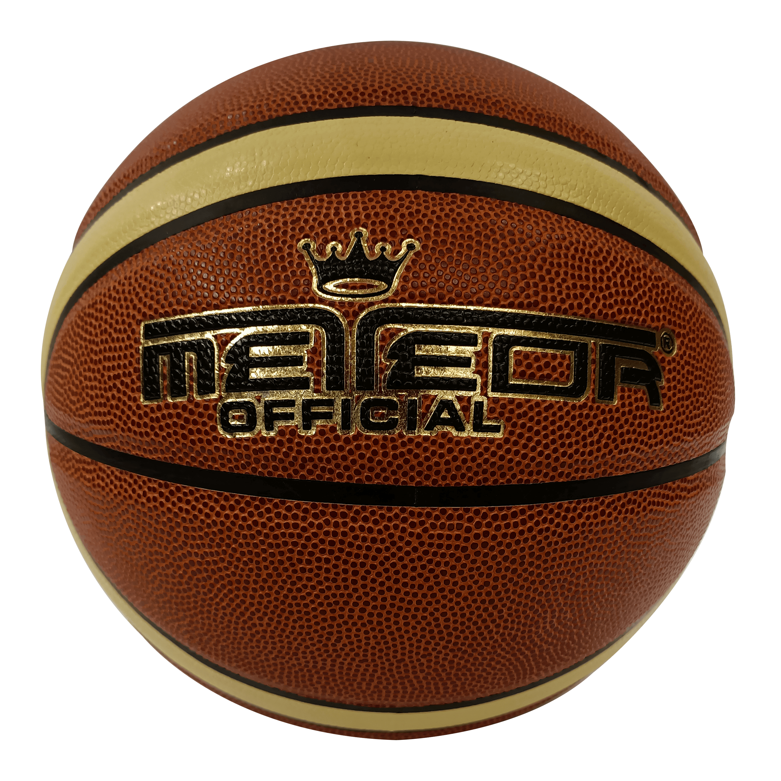 Meteor Official 6X Championship Basketball Leather Brown Size 6 - Image 2