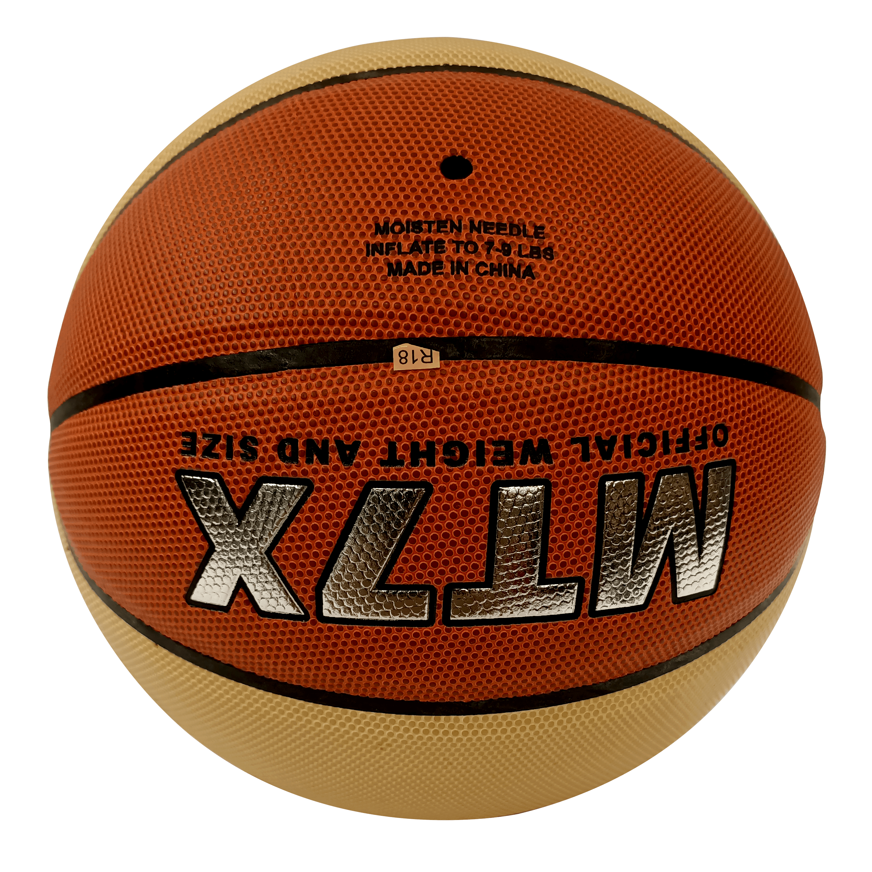 Meteor Official 7X Basketball Leather Brown <br> Size 7 - Image 3