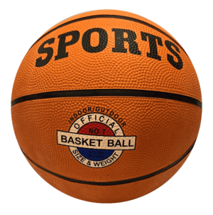 Meteor Official SB7 Sports Basketball Rubber Brown Size 7