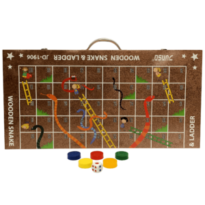 Wooden Snake & Ladder
