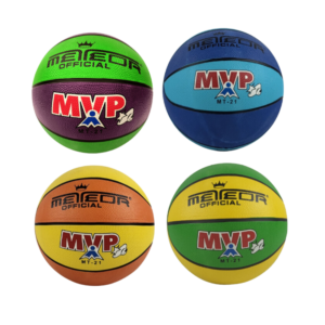 Meteor Official MVP Basketball Rubber Multicolor Size 5