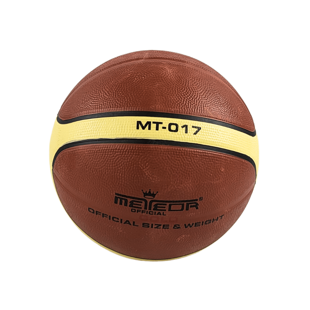 Meteor Official 017 Evolution VII Basketball Rubber Brown Size 7 - Image 2