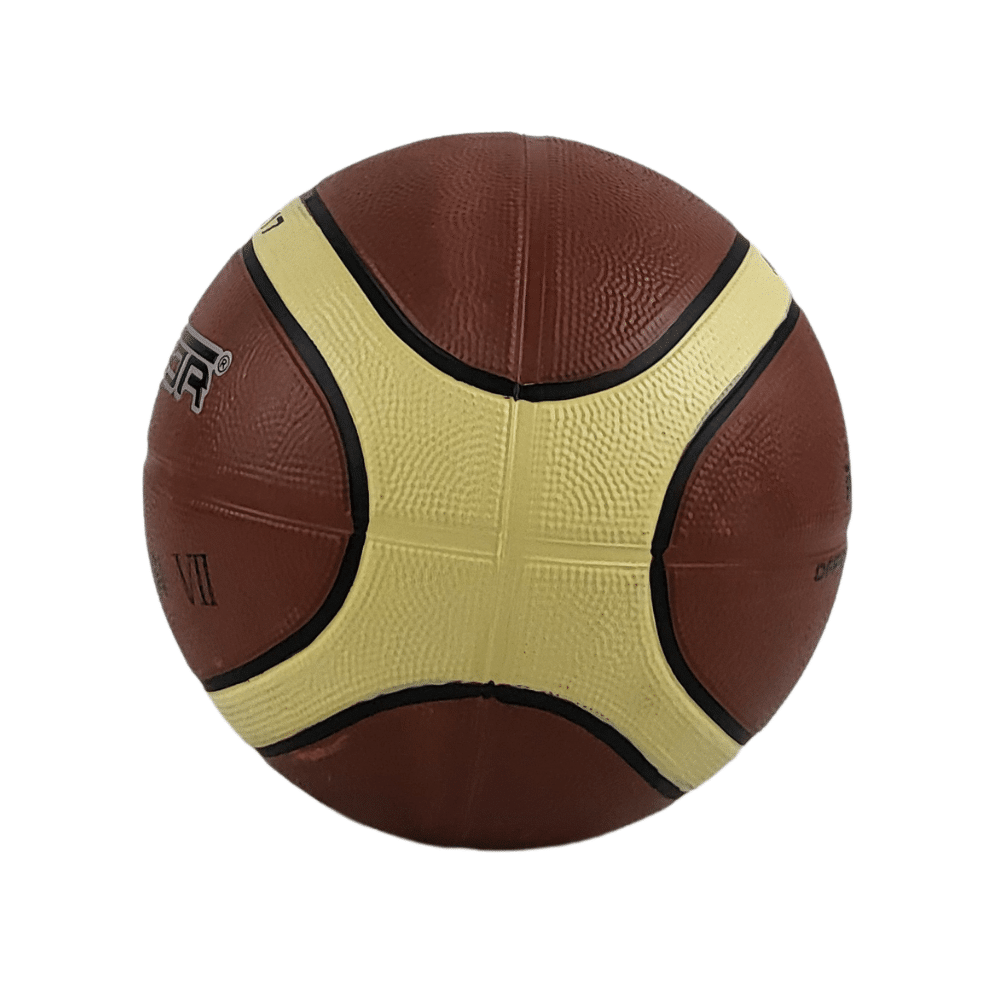 Meteor Official 017 Evolution VII Basketball Rubber Brown Size 7 - Image 4