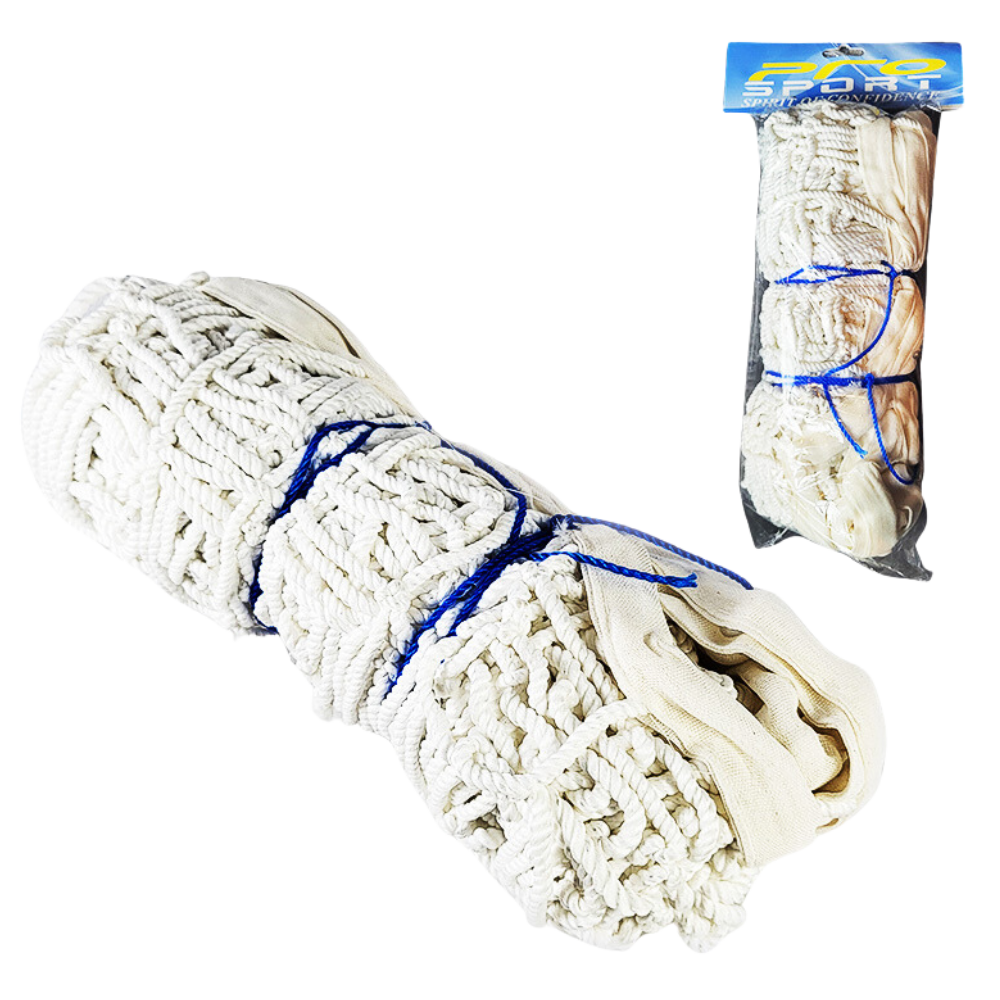 Pro Sports 32H Volleyball Net Cotton White