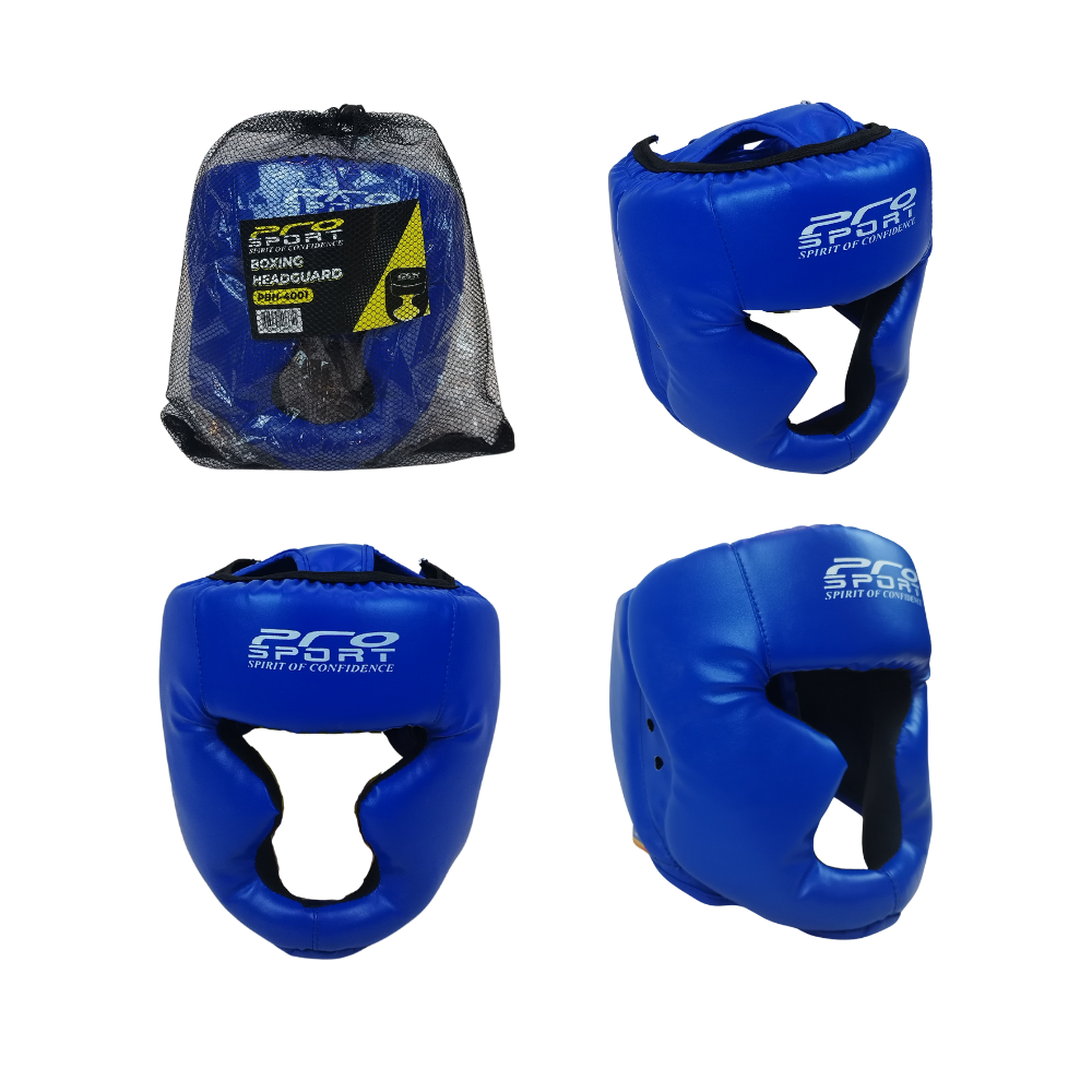 Pro Sport Boxing Headguard PVC Leather - Image 2