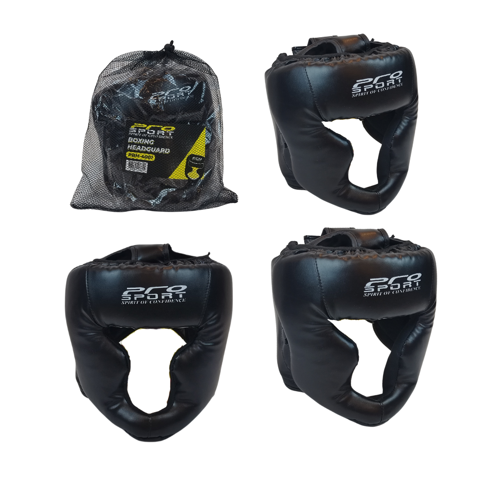 Pro Sport Boxing Headguard PVC Leather - Image 4