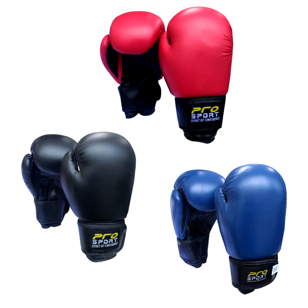 Pro Sport Boxing Gloves PVC Leather 16oz