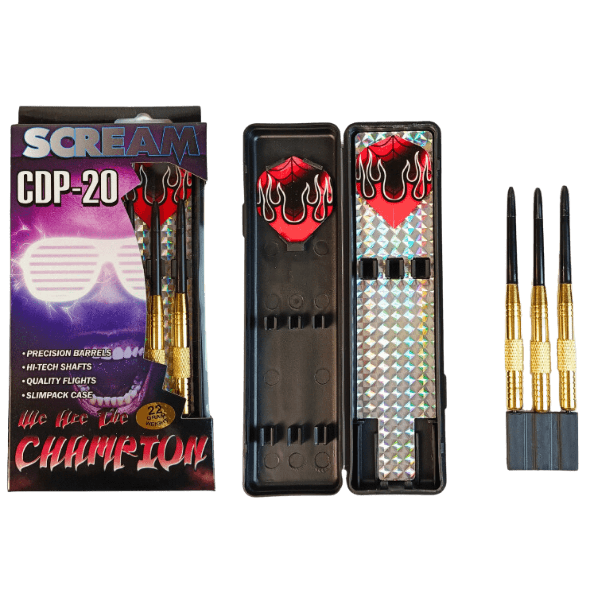 Champion Scream Brass Darts Set
