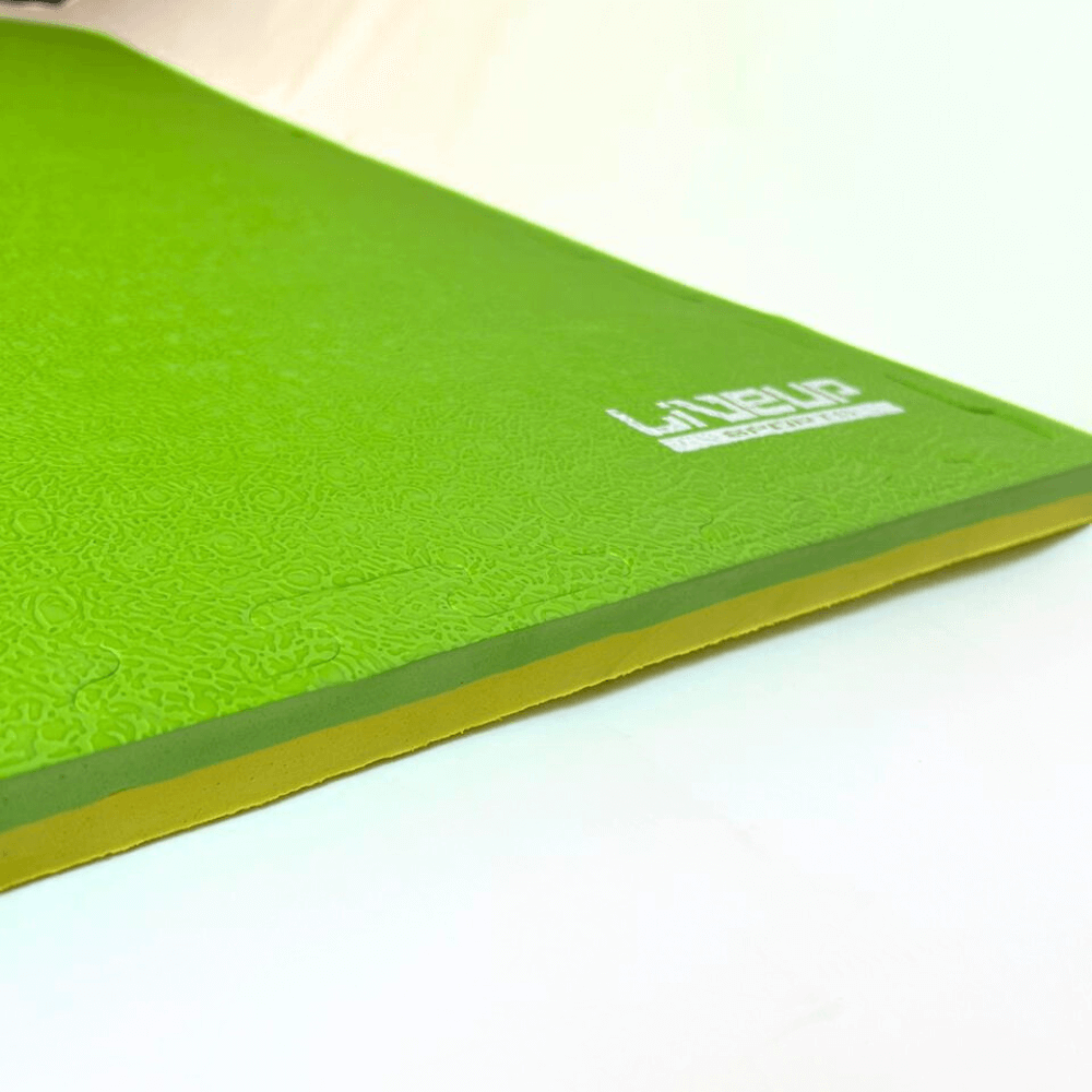 Live Up Rubber Mat 12M Yellow & Green