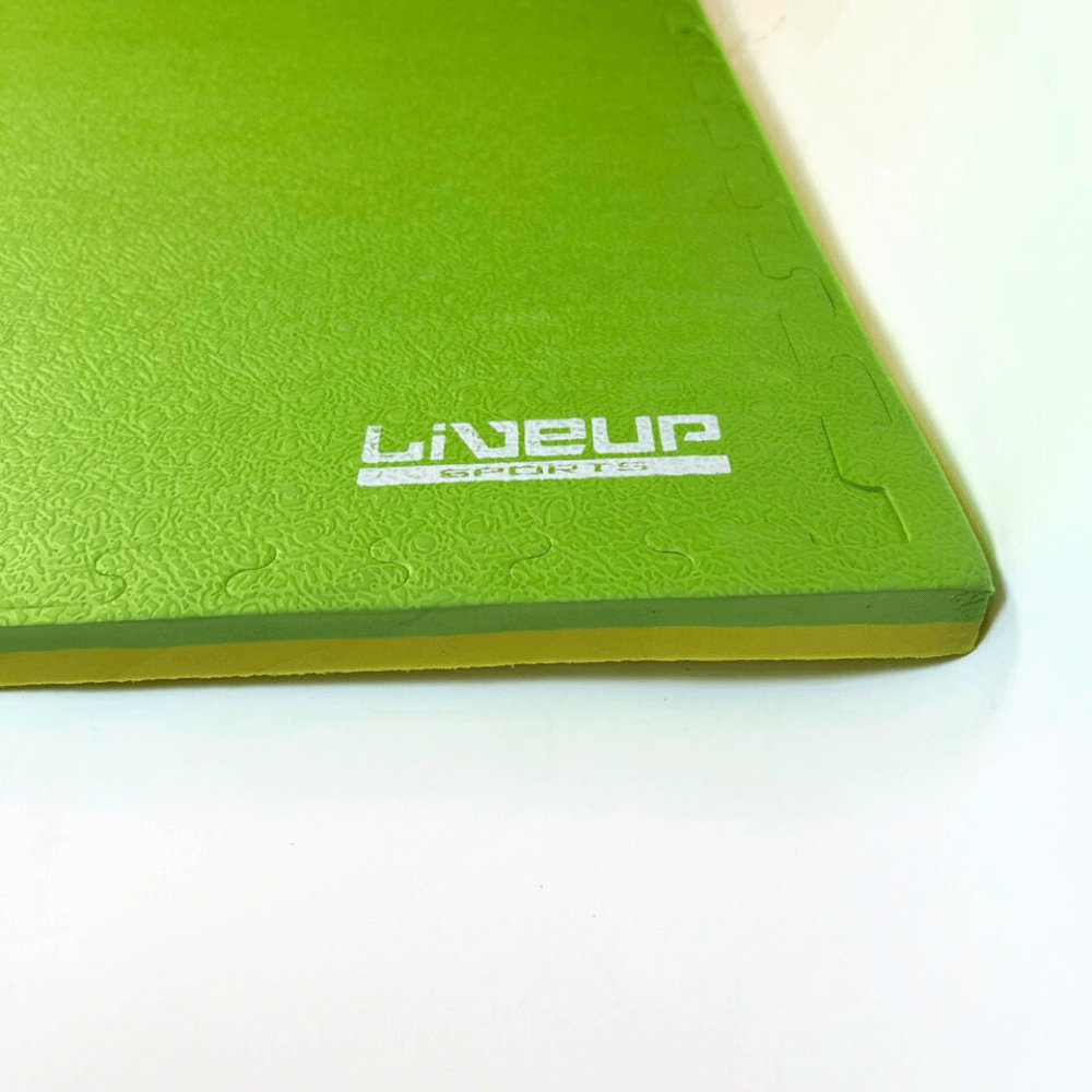 Live Up Rubber Mat 12M Yellow & Green