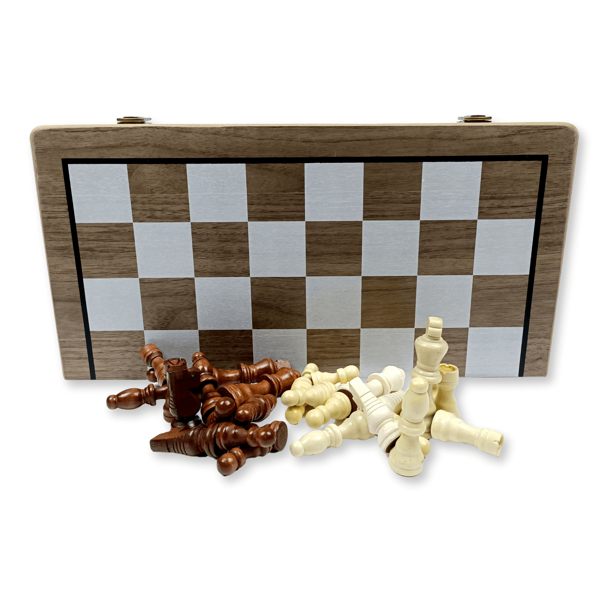 JUNSD WOODEN MAGNETIC CHESS SET