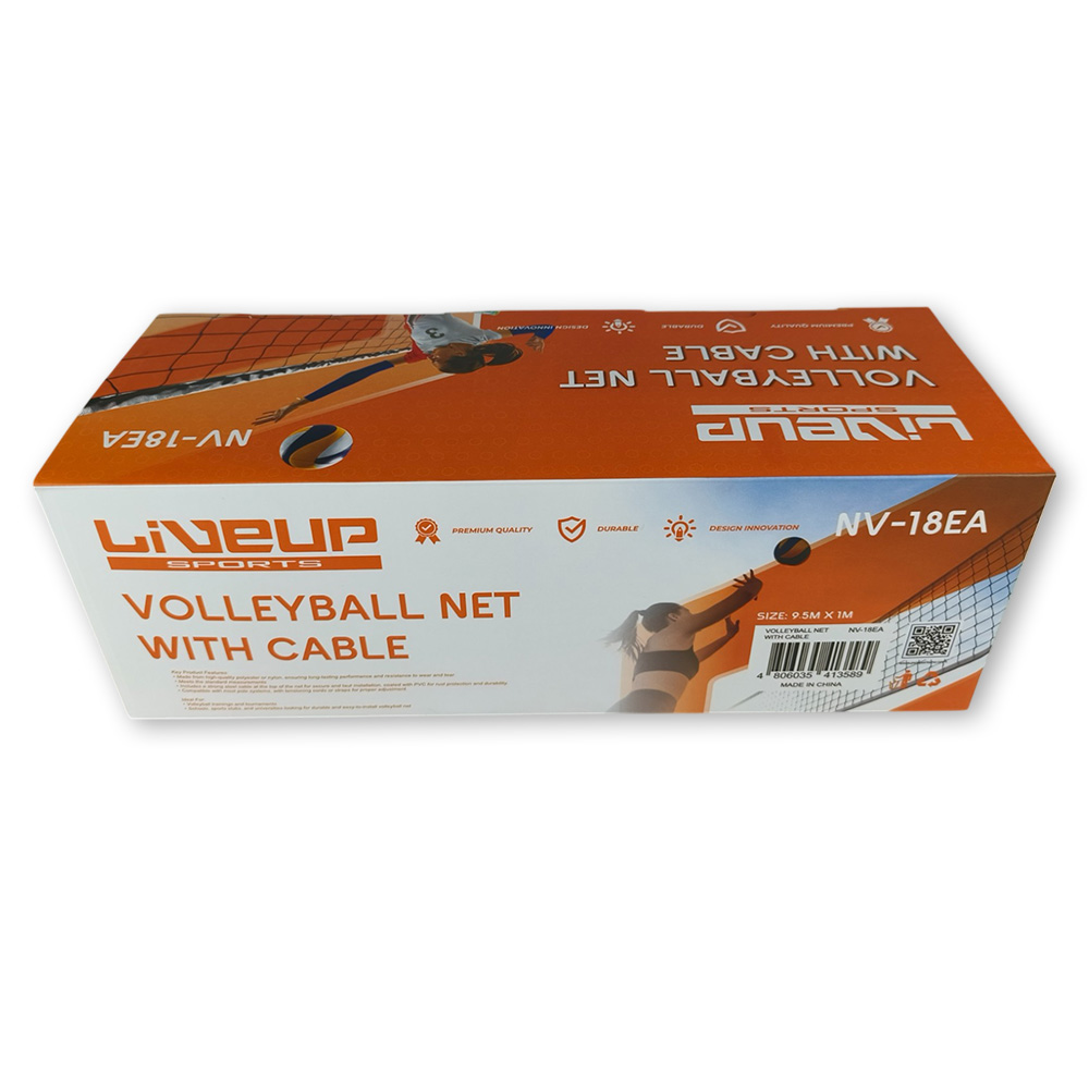 Live Up NV-18E Volleyball Net Nylon with Cable