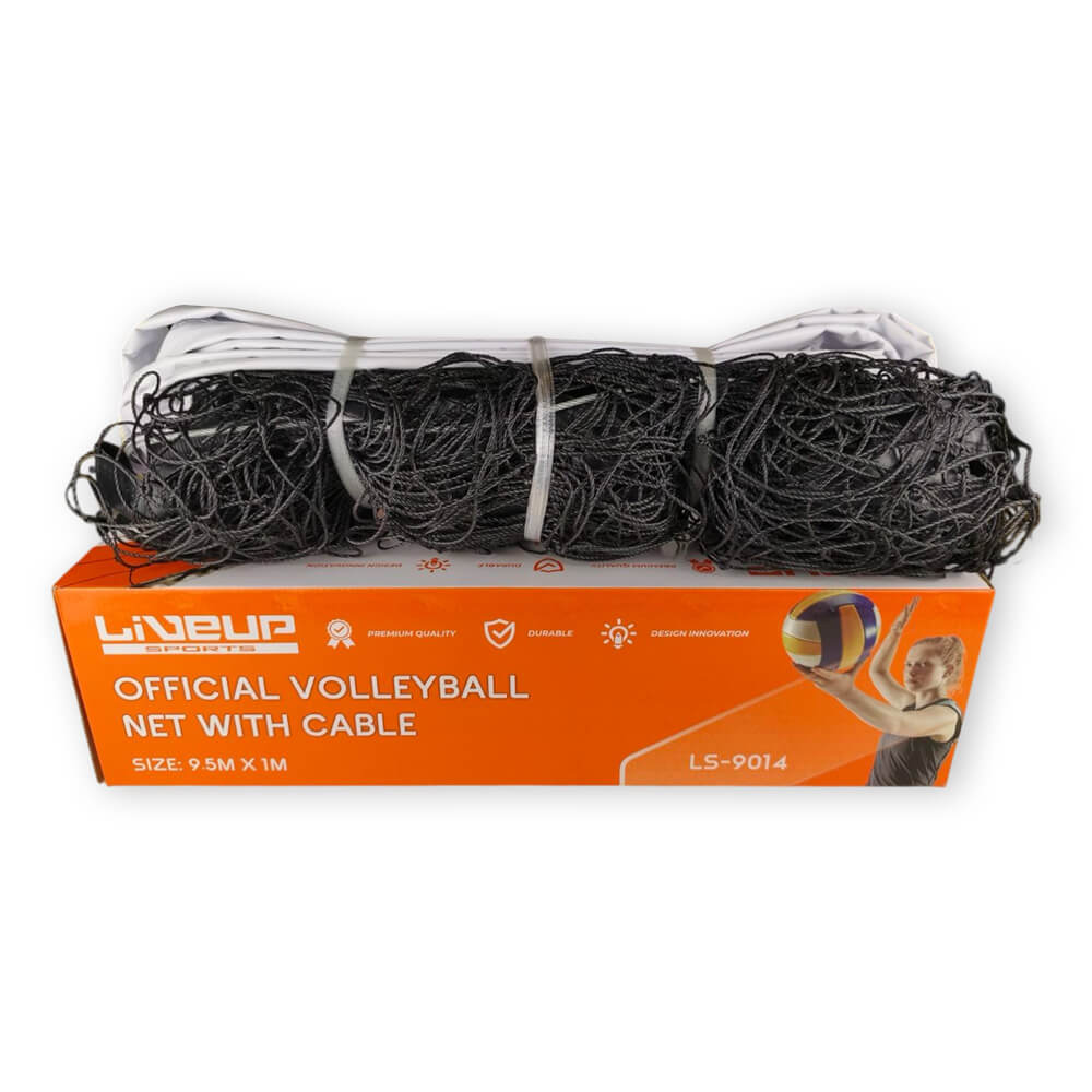 Live Up Official Volleyball Net Nylon with Cable