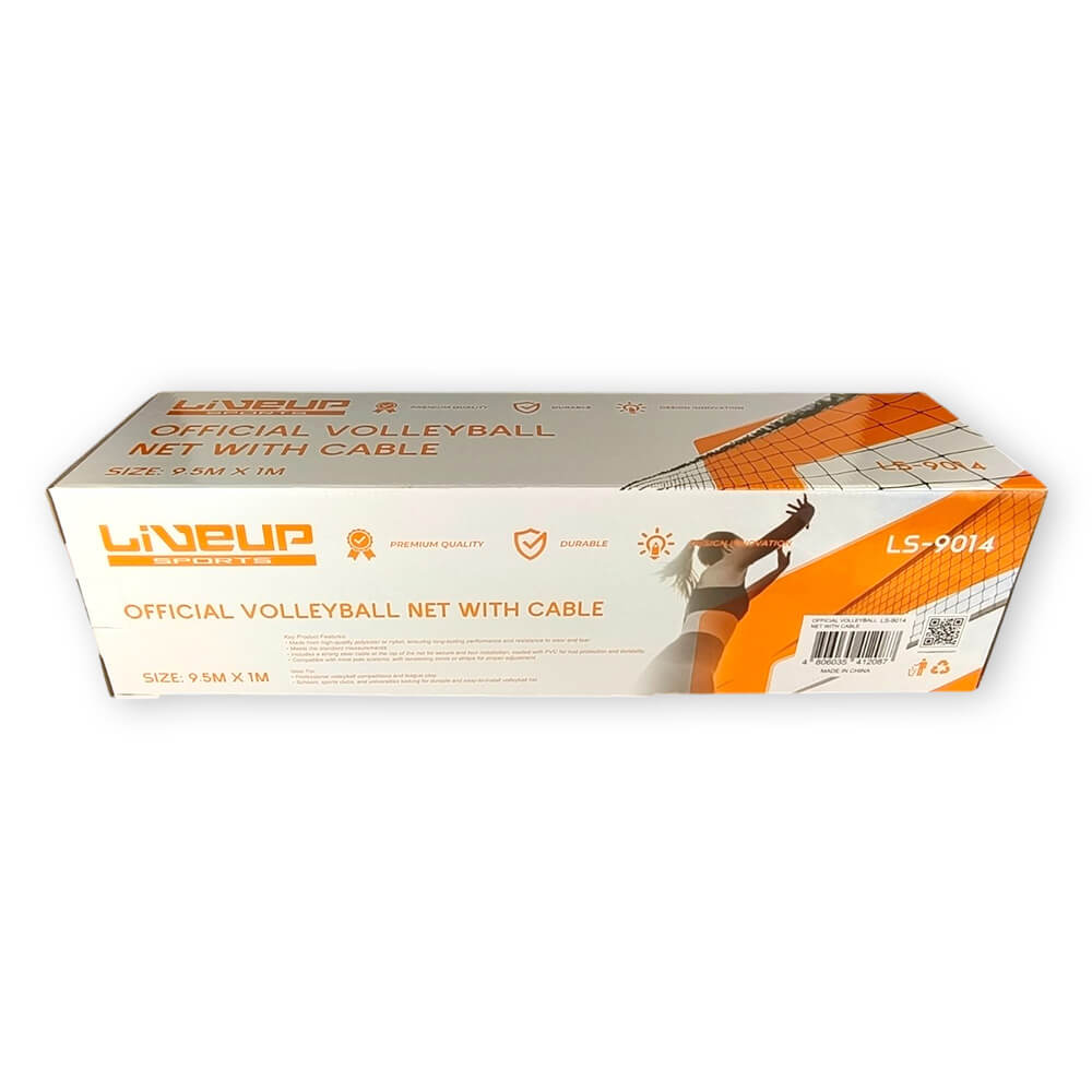 Live Up Official Volleyball Net Nylon with Cable