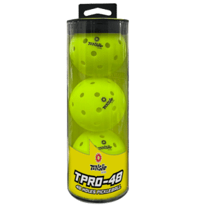 TENSHO TOURNAMENT PICKLEBALL YELLOW 3'S (48 HOLES)